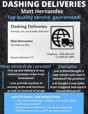 Dashingdeliveries&Movingco